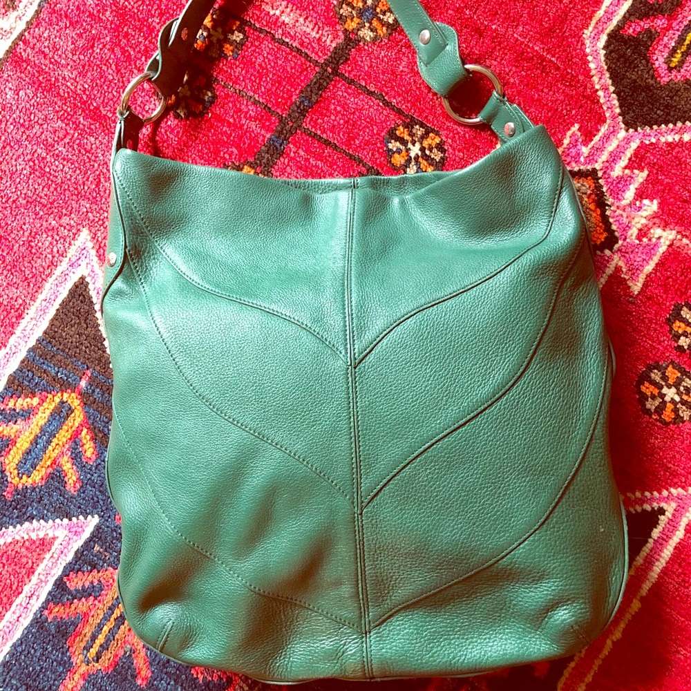 Cul-de-Sac genuine leather studded tote